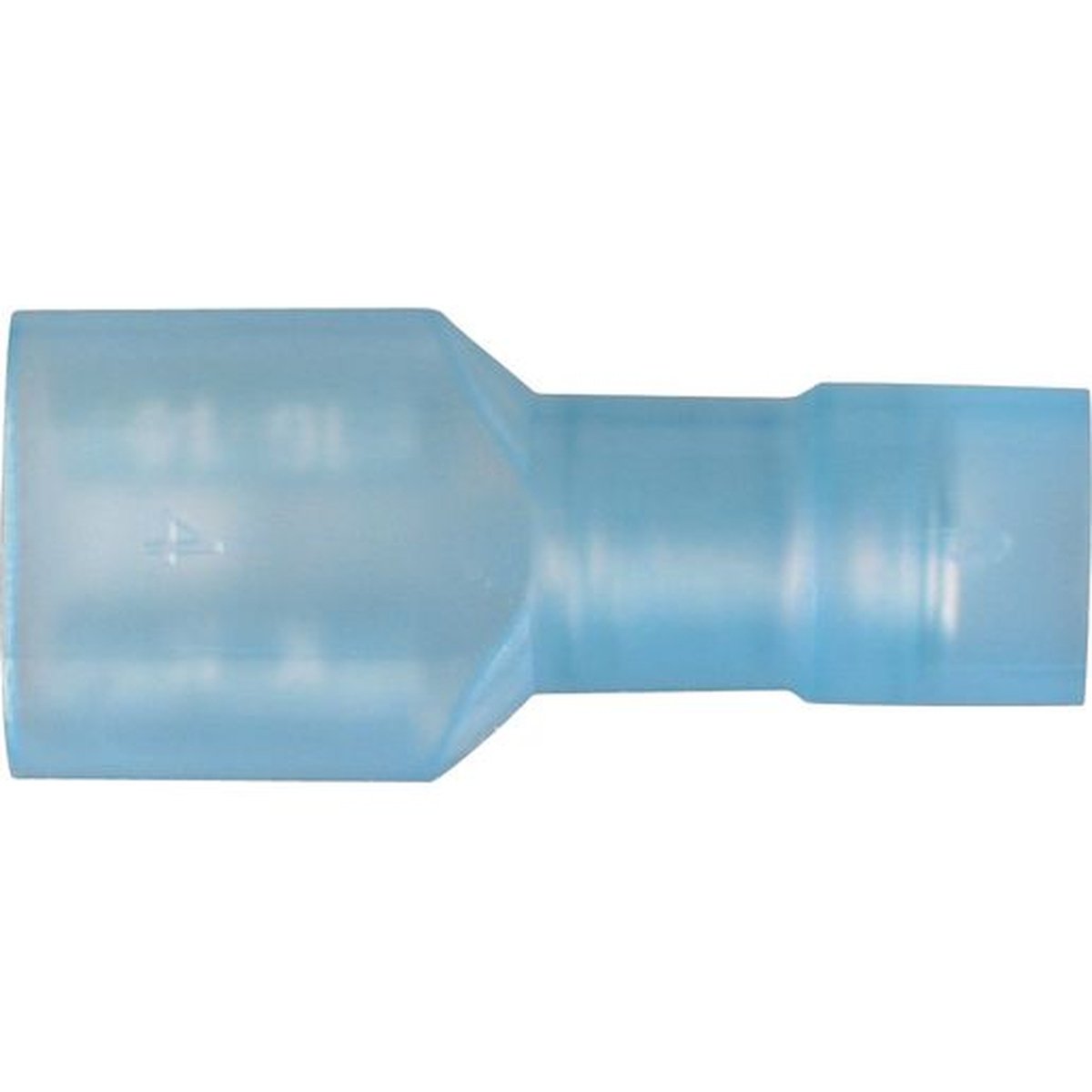 OEX Crimp Terminal Female Blade Blue 6.3mm Polycarbonate (10 Pack) ACX3023BL