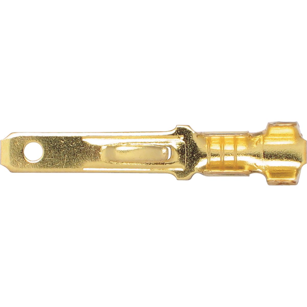 OEX Crimp Terminal Male Blade Brass Terminal Entry 2.8mm Non Insulated 100 Pce ACX3073