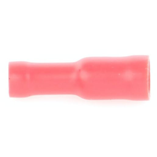OEX Crimp Terminal Female Bullet Red Terminal Size 4mm Vinyl 12 Pce ACX3033BL