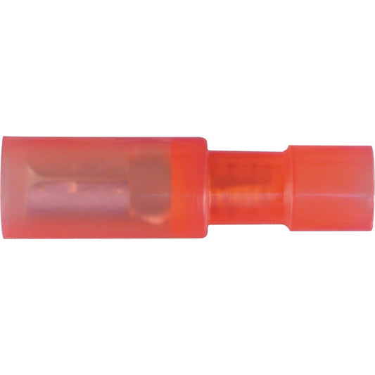 OEX Crimp Terminal Female Bullet Red Terminal Size 4mm Polycarbonate 100 Pce ACX3034