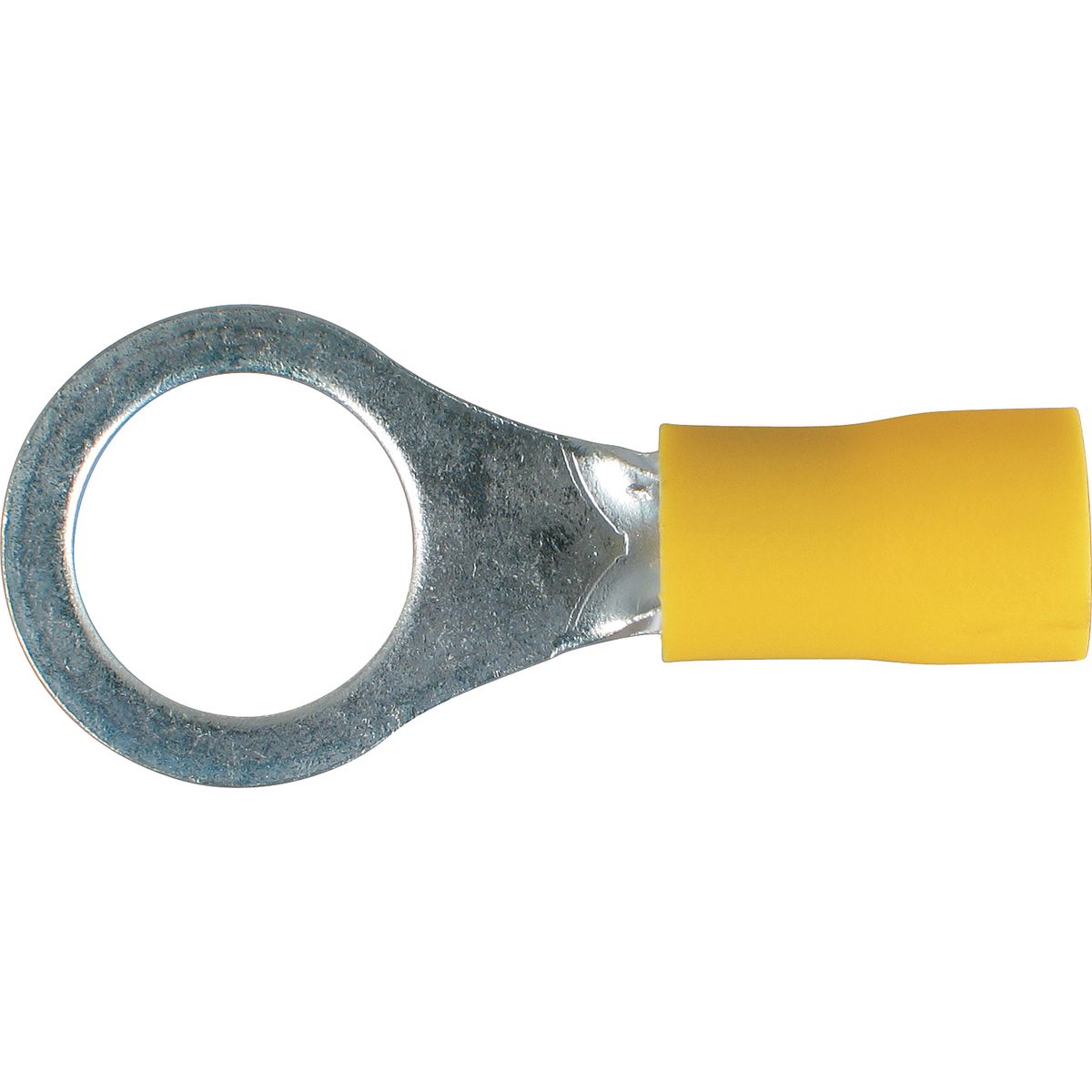 OEX Crimp Terminal Ring Yellow Id 10.5mm Vinyl 10 Pce ACX3062BL