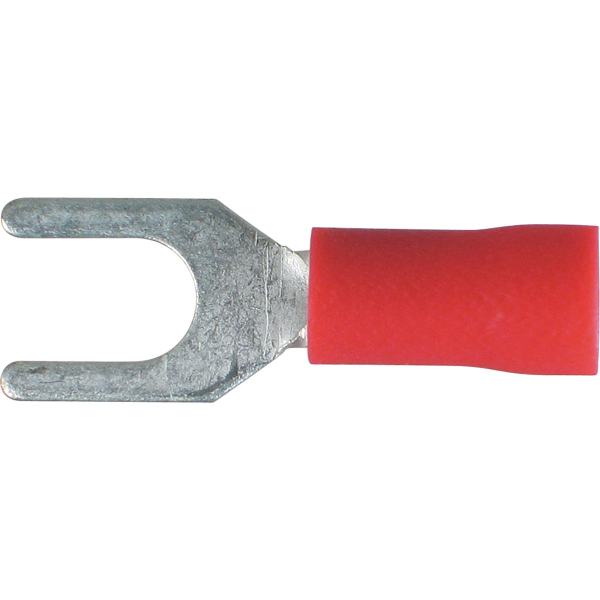OEX Crimp Terminal Fork Red Terminal Entry 4.3mm Vinyl 21 Pce ACX3043BL