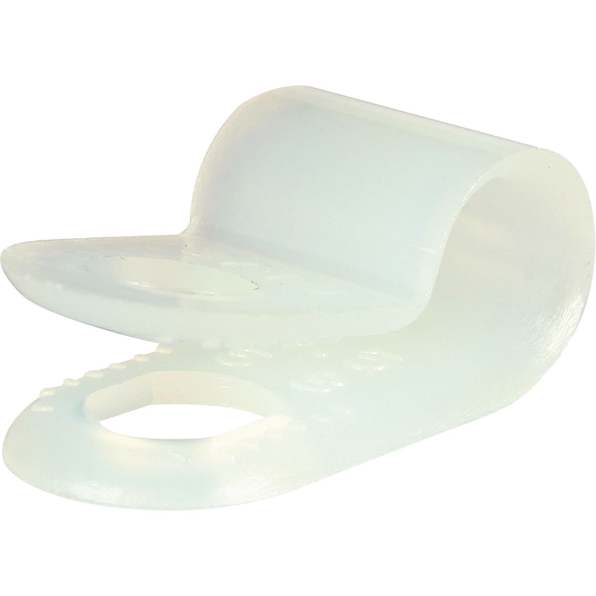 OEX P-Clip 4.6mm Nylon White 100 Pack ACX1300