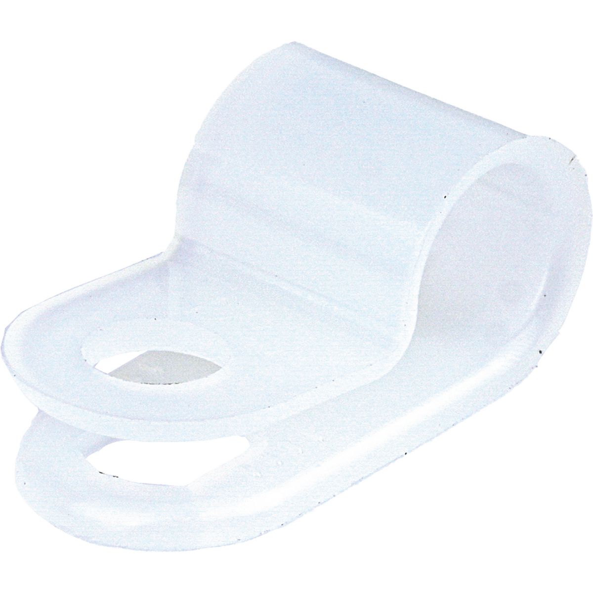 OEX P-Clip 7.4mm Nylon White 100 Pack ACX1301