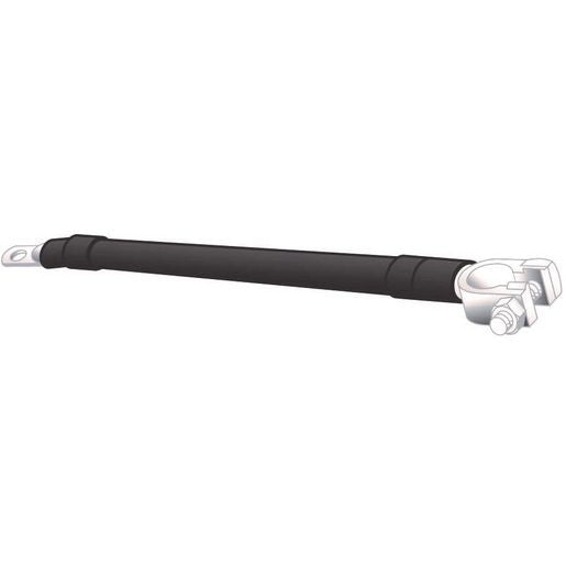 OEX 2 B&S Battery Lead, Post To Stud, Length - 680mm, Stud Hole - 10mm ACX1009