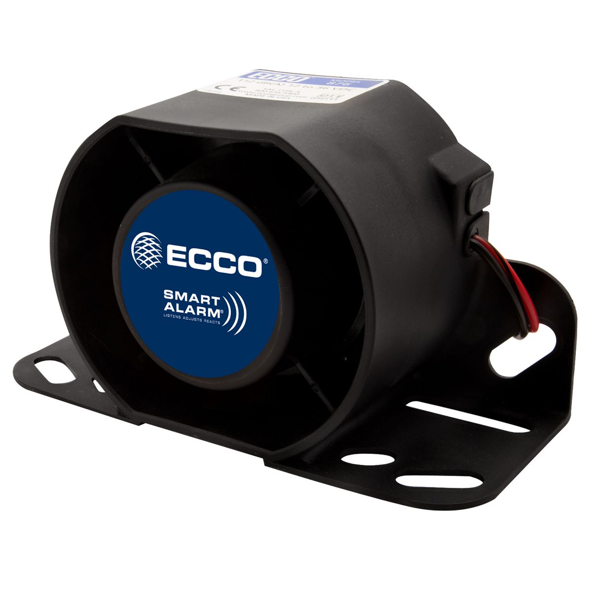 Ecco Back Up Alarm 12 Or 24V 87-112Db Self Adjusting ACX5146