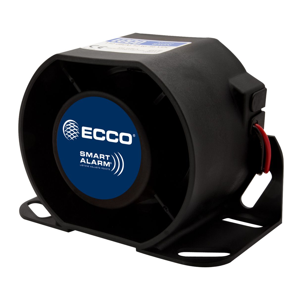 Ecco Back Up Alarm 12 Or 24V 87-112Db Self Adjusting ACX5147