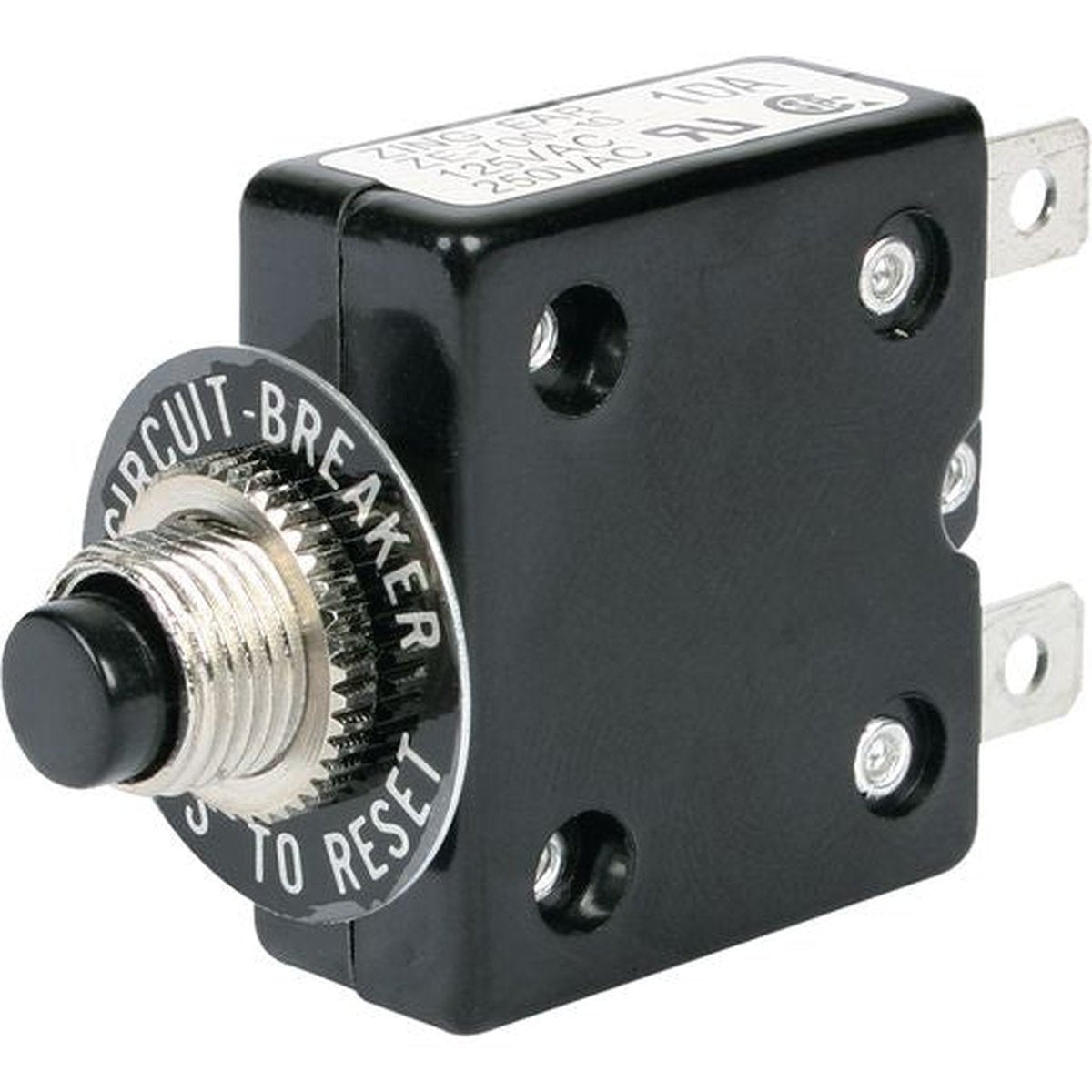 OEX Circuit Breaker Manual Reset 10A Push-On Terminal Connections ACX1924