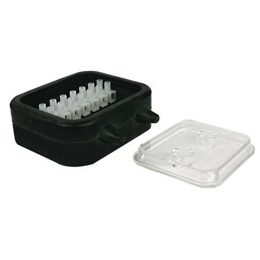 OEX Junction Box Plastic 130 X 110 X 90mm 8 Circuits 1 Pce ACX2728