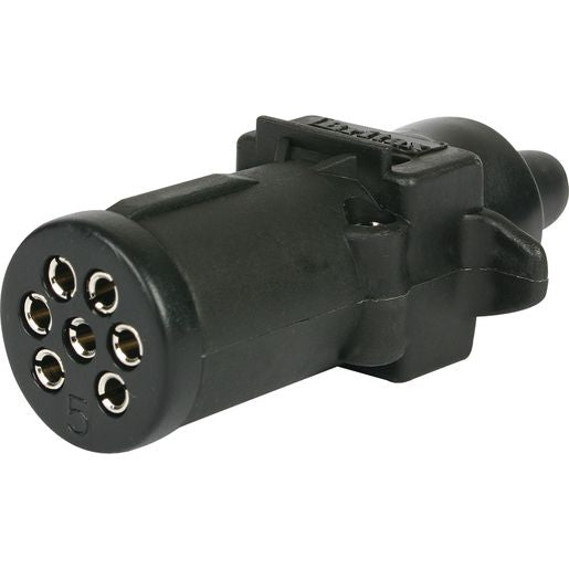 Thunder Small Round Trailer Plug 7 Pin Plastic