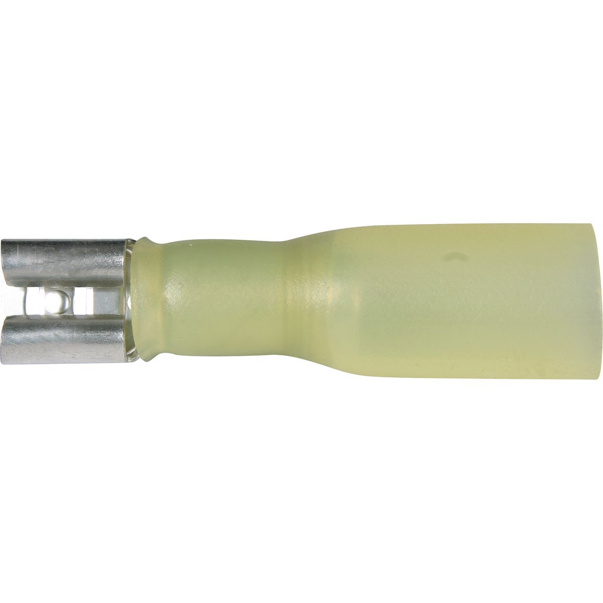 OEX Crimp Terminal Female Blade Yellow Terminal Entry 6.3 X 0.8mm Heat Shrinkable 50 Pce ACX3169