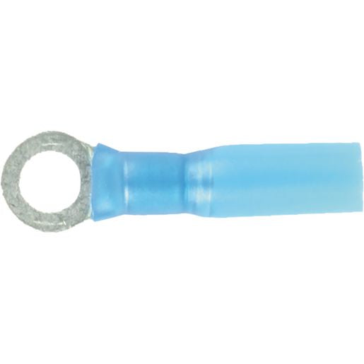 OEX Crimp Terminal Ring Blue Id 5mm Heat Shrinkable 50 Pce ACX3178