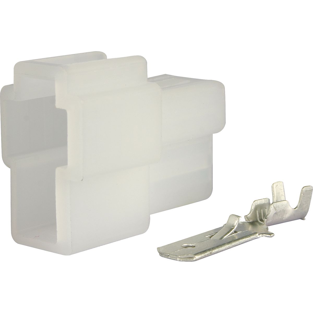 OEX Qc Connector Male White 2 Pole - 10 Pce ACX2681