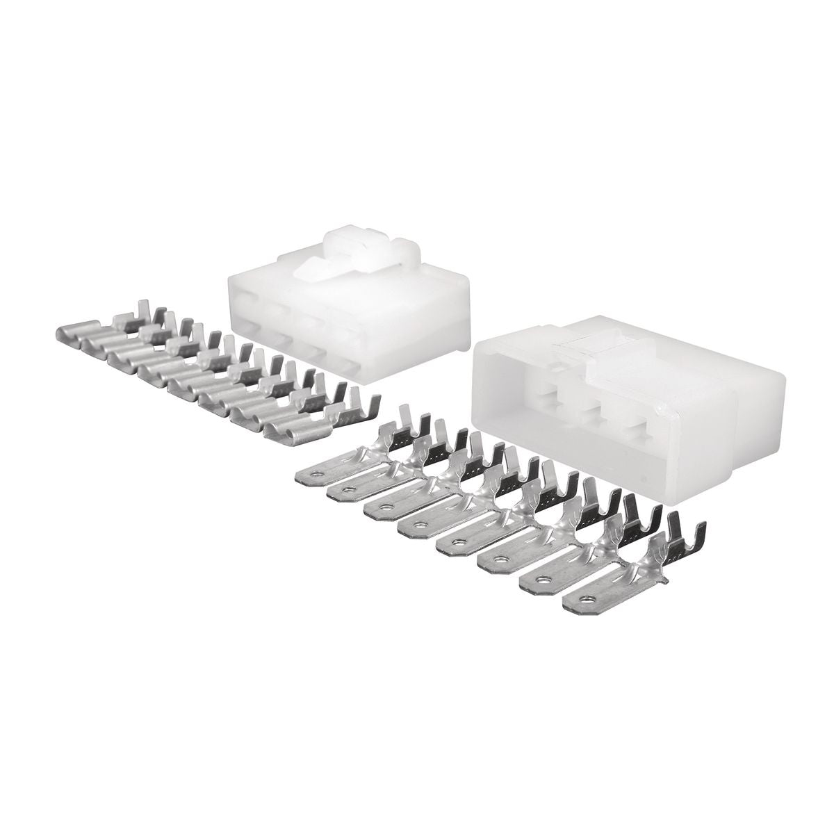 OEX Qc Connector Male/Female White 8 Pole - 1 Kit ACX2697BL