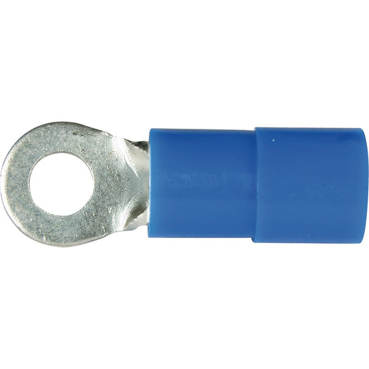 OEX Crimp Terminal Ring Blue Id 3.2mm Vinyl 25 Pce ACX3152BL