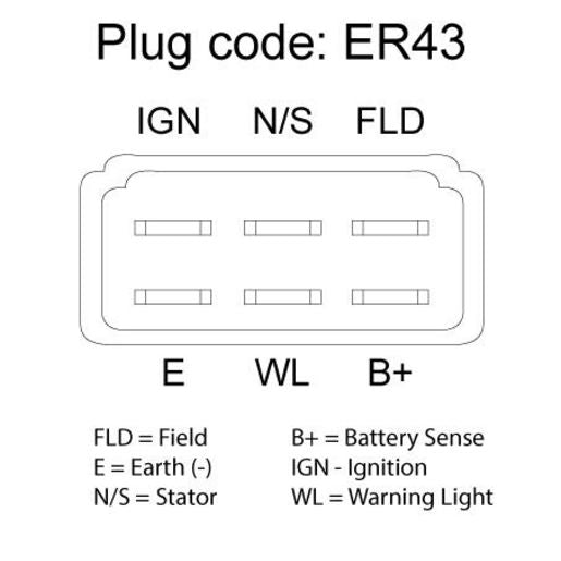 OEX Alt Reg 24V External Hitachi Style RGX4026