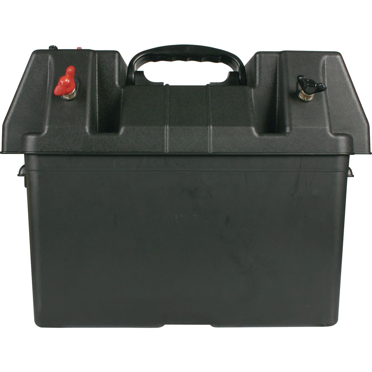 OEX Battery Box Plastic L:340 X W:200 X H:200(mm) - With Power Outlets ACX0678