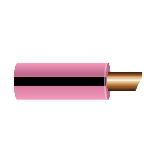 OEX 3mm Single Core Automotive Cable, Pink With Black Trace - 100M Roll AS11603P/B100