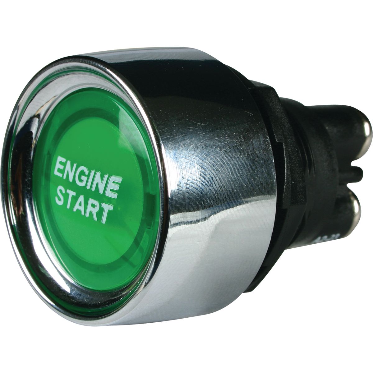 OEX Push Button Switch Off - Mom On - Spst 12V Green Illuminated (Contacts Rated 50A @ 12V) ACX3674BL