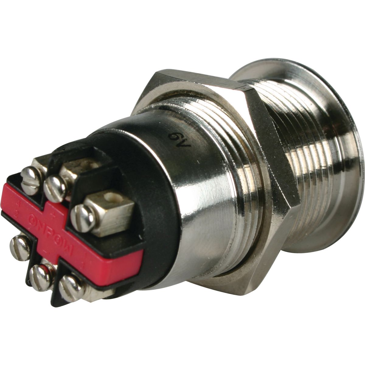OEX Push Button Switch On/Off Spst 12V Clear Illuminated (Contacts Rated 5A @ 12V) ACX3693BL