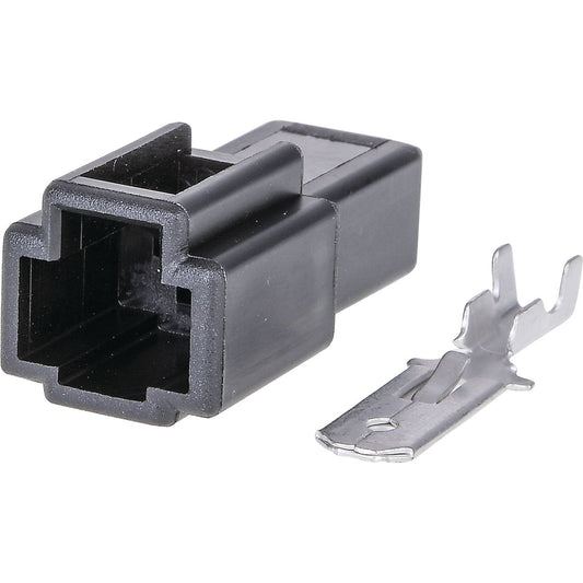 OEX Qc Connector Male Black 1 Pole -10 Pce ACX2680BK