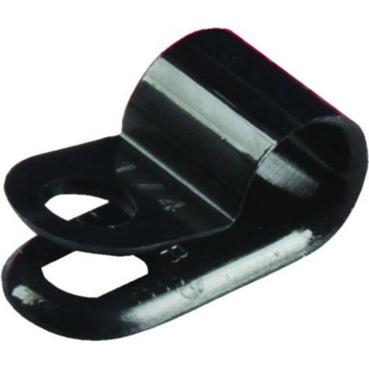 OEX P-Clip 4.6mm Nylon Black 100 Pack ACX1300BK