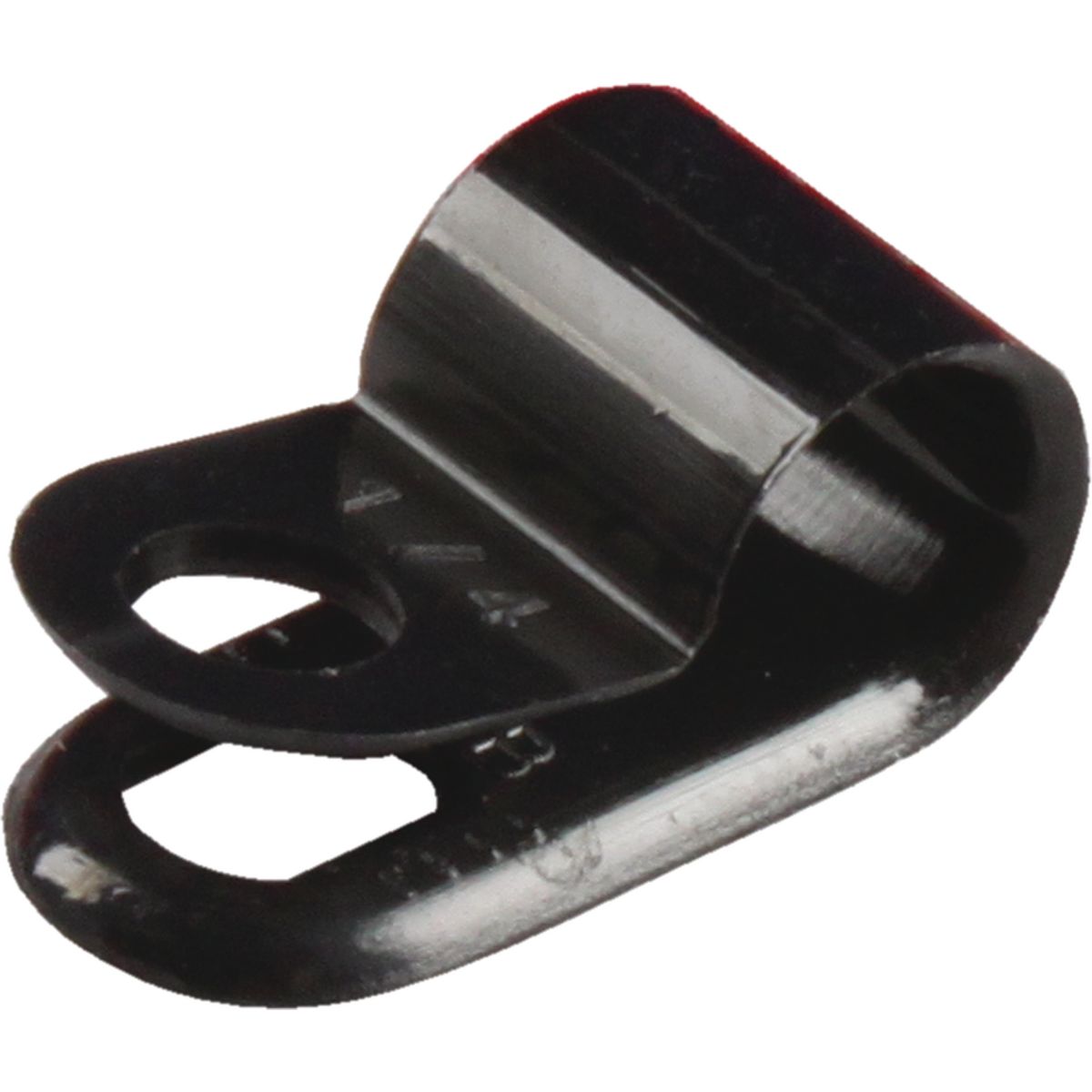 OEX P-Clip 7.4mm Nylon Black 100 Pack ACX1301BK