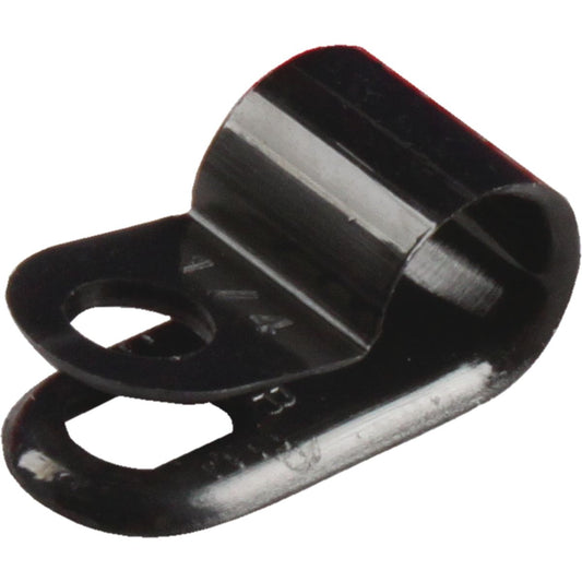 OEX P-Clip 7.4mm Nylon Black 100 Pack ACX1301BK