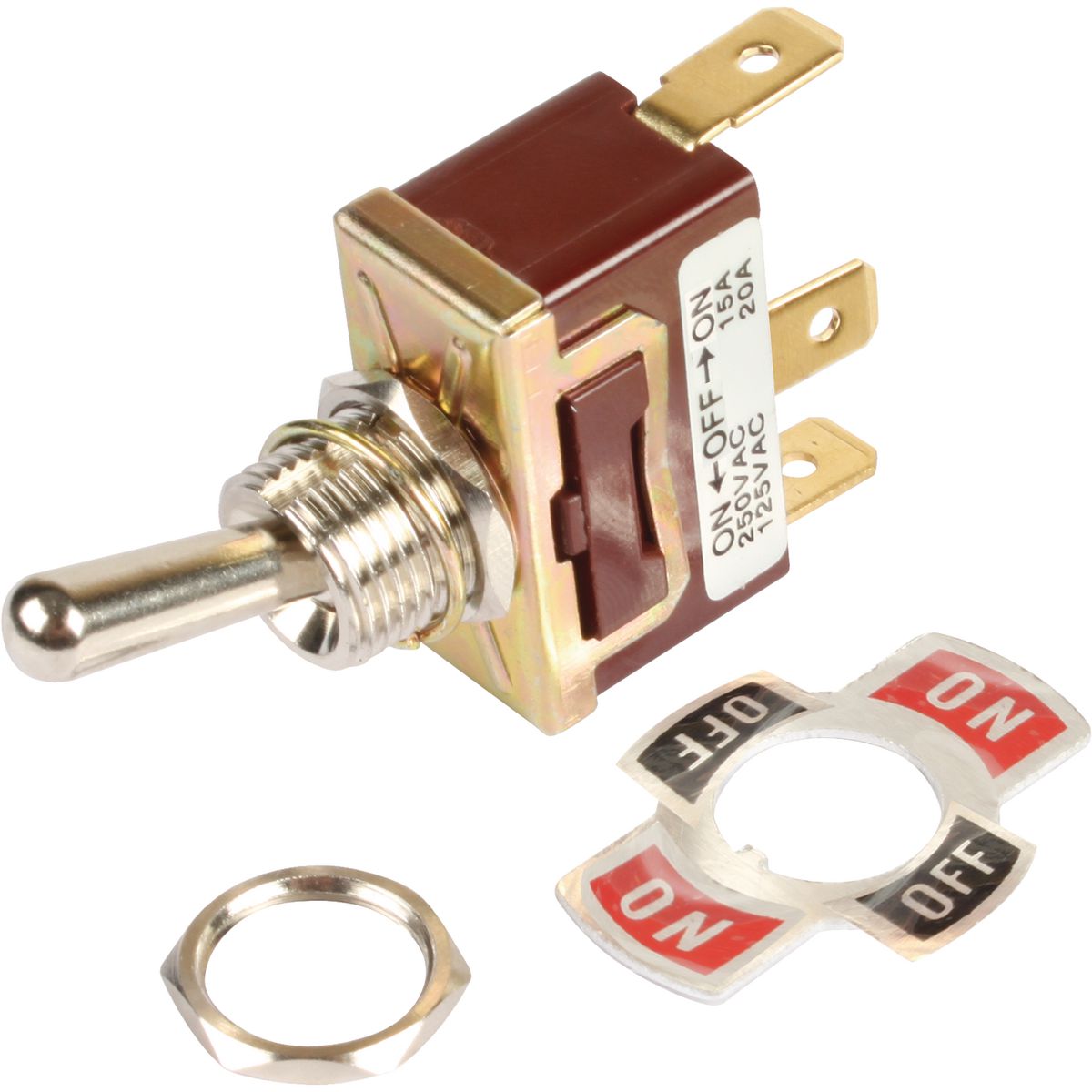 Revolution Toggle Switch On/Off/On Spdt (Contacts Rated 20A @ 12V) 56-90124BLR