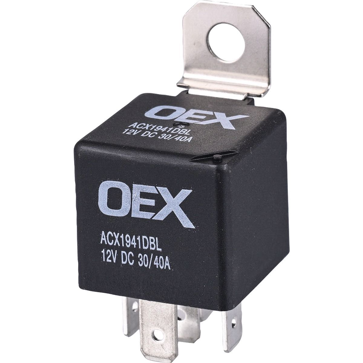 OEX Mini Relay 12V Change Over 30/40A - Diode Protected, Sealed ACX1941DBL