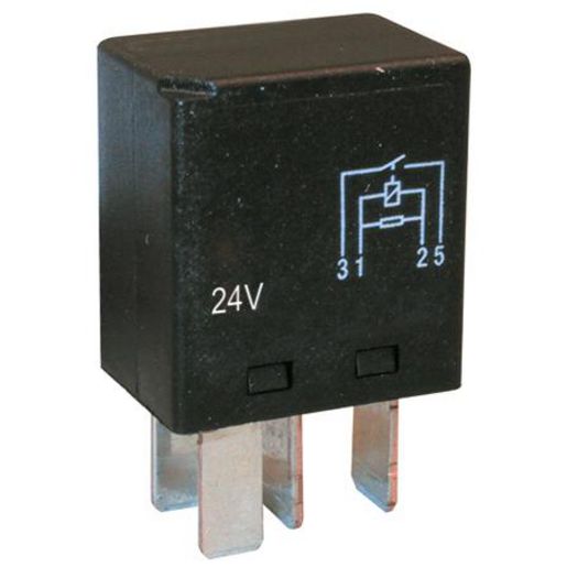 OEX Micro Relay 24V Normally Open 15A - Resistor Protected, Sealed ACX1982BL