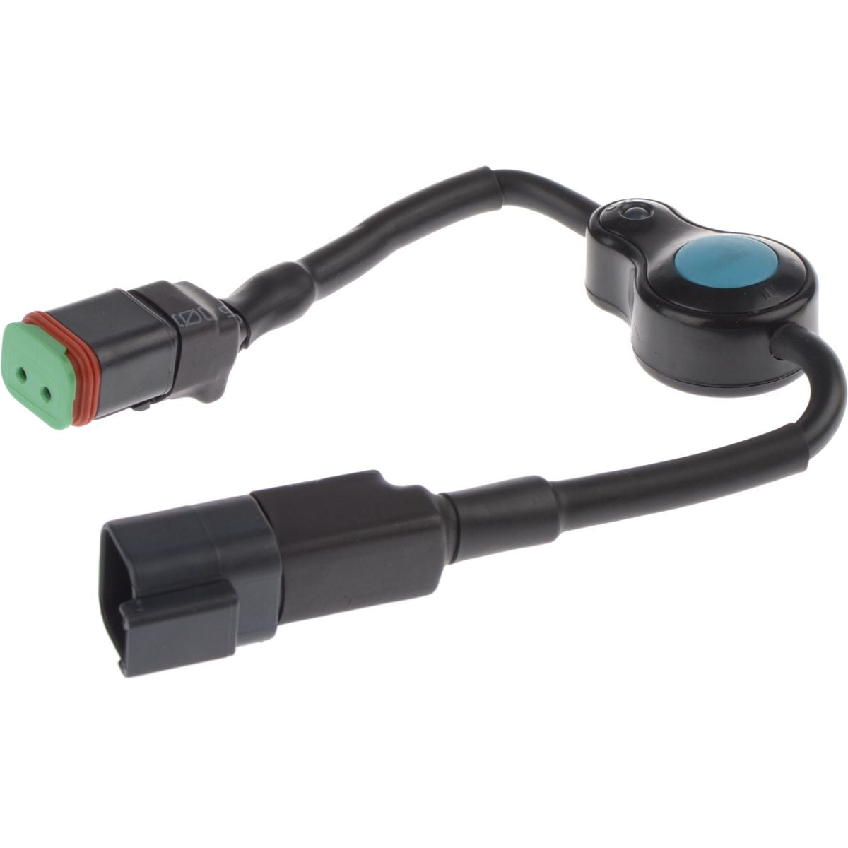 OEX Push Button Switch Inline On - Off 12 /24V Pre Wired With 2Way Dt- Ip68 LLX20006