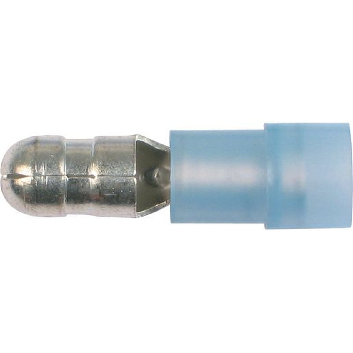OEX Crimp Terminal Male Bullet Blue 4mm Polycarbonate (50 Pack) ACX3030/50