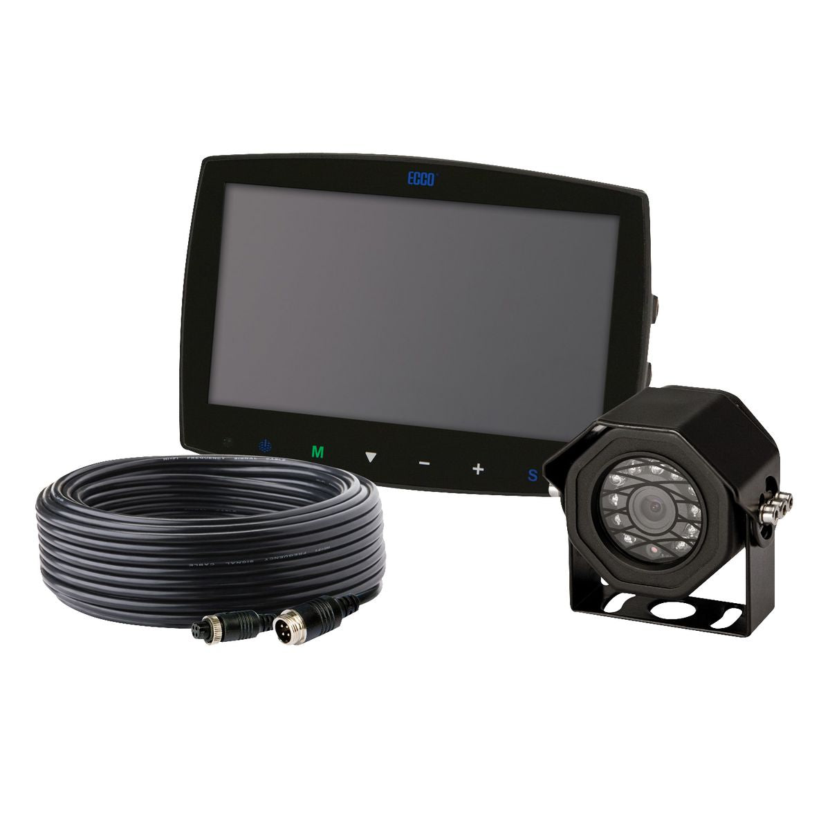 Ecco 7 Inch Lcd Colour Touchscreen Monitor & Camera Kit 12/24V ( Up To 3 Cameras ) ACX5907