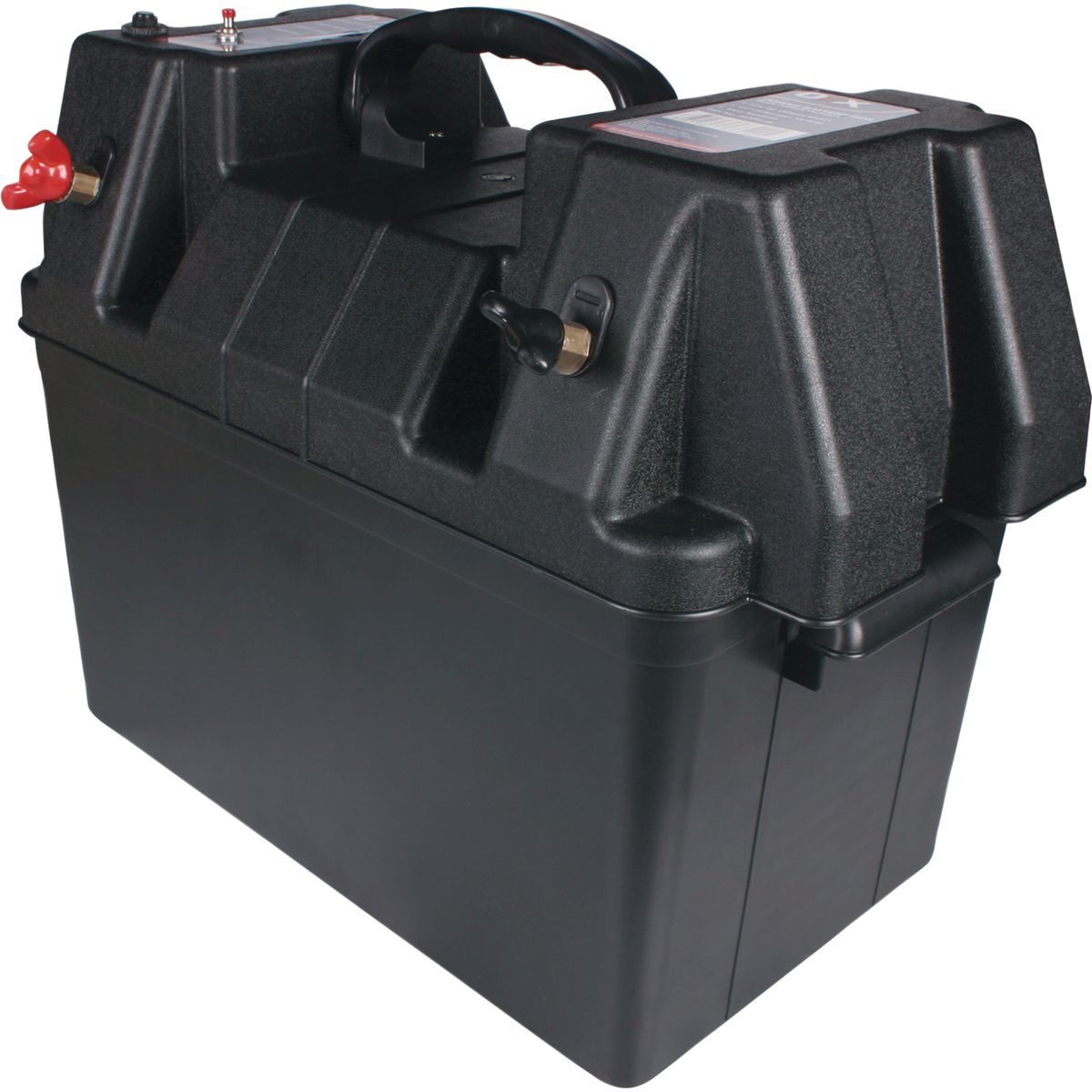 OEX High Top Plastic Powered Battery Box With Power Outlets ACX0678HT