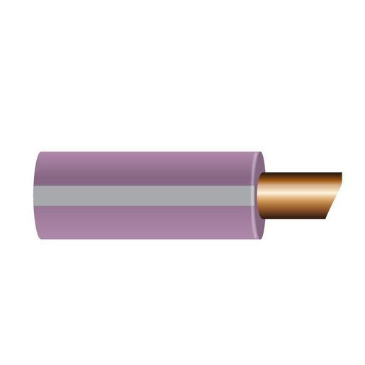 OEX 3mm Single Core Automotive Cable, Violet With Grey Trace - 500M Roll ACX0621/500