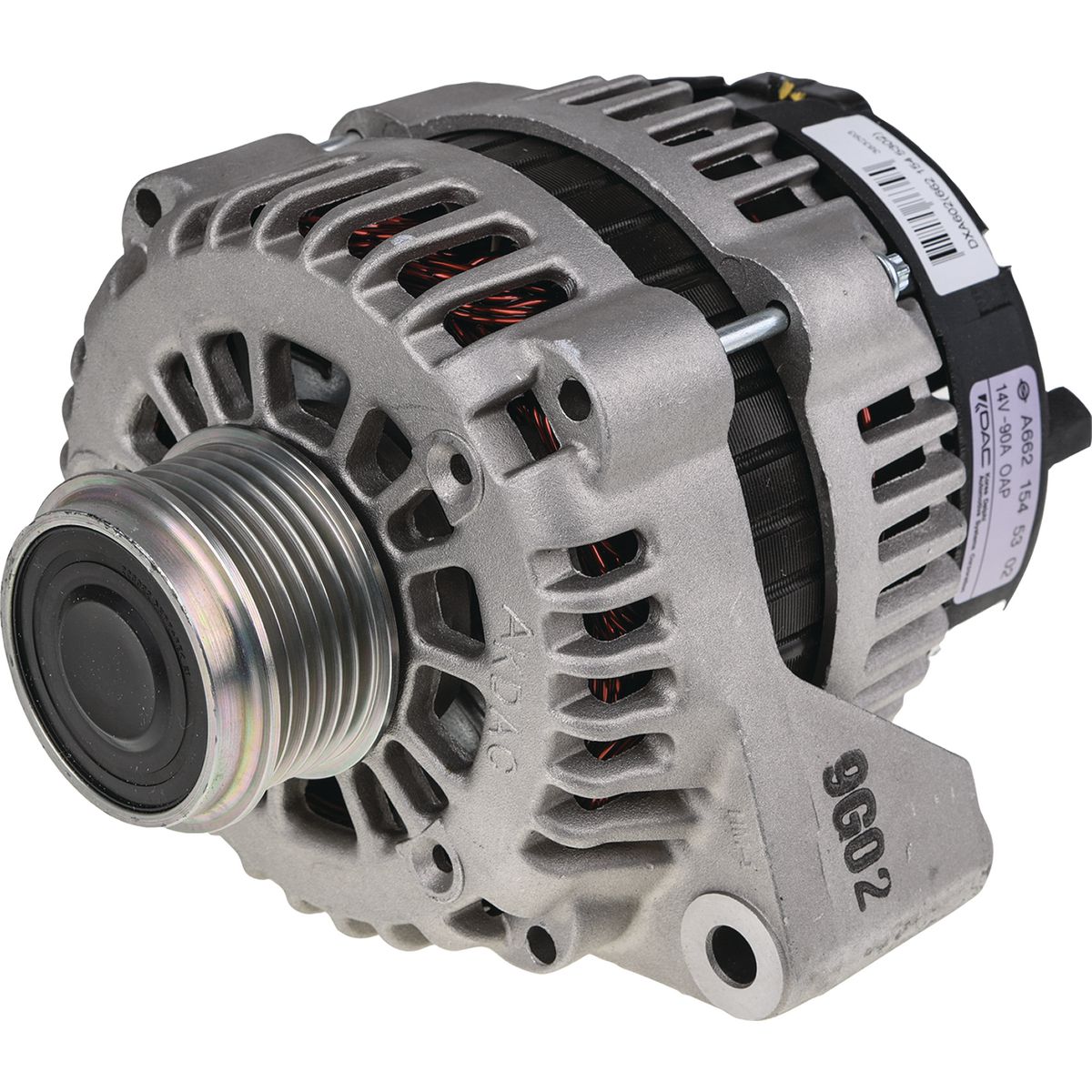 OEX Alternator 12V 90A (Delco Style) 6-Groove Pulley DXA602