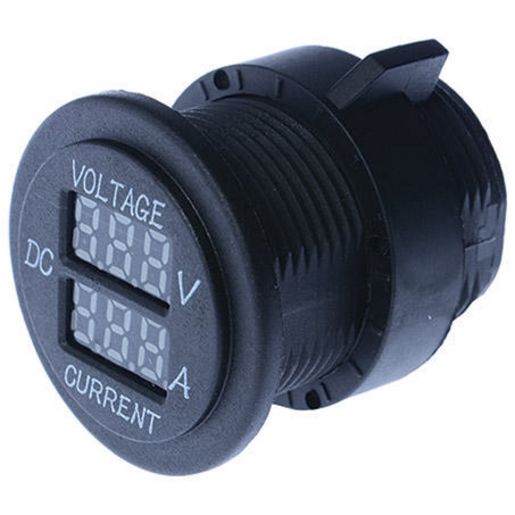 OEX Dual Volt Amp Gauge 12/24V ACX5606