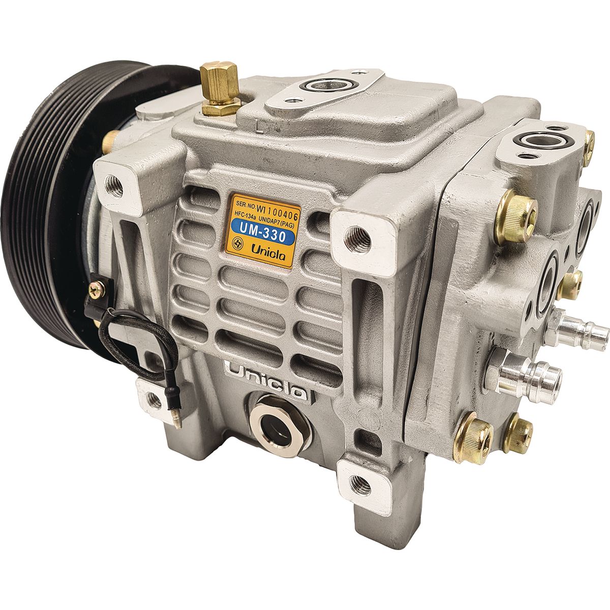 Unicla Air Conditioning Compressor 12V Direct Mount Um330 CXU8964