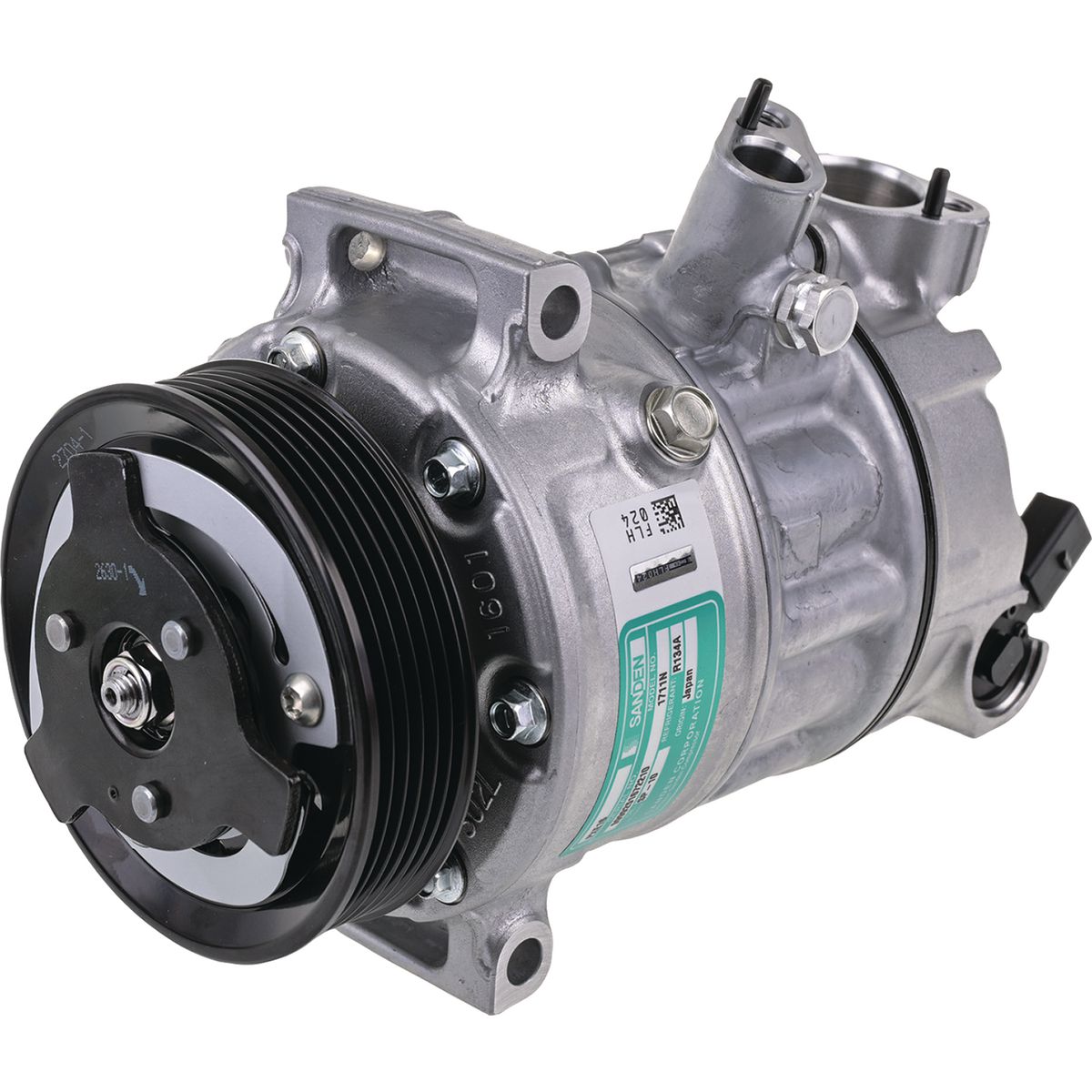 Sanden AC Compressor 12V Direct Mount PXE16 CXS1620