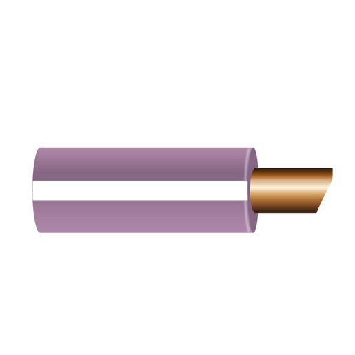 OEX Automotive Cable Single Core 3mm Violet W/White Trace 100M Roll ACX0345