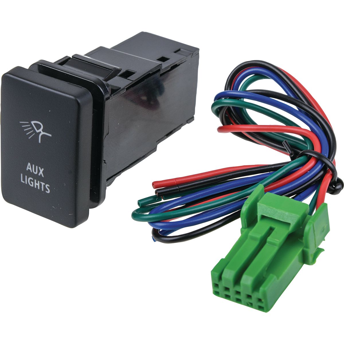 Drivetech 4x4 OE Style Push Button Switch AUX Lights Suits Toyota/Mitsubishi DT-11078