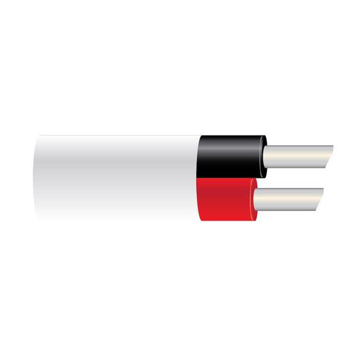 OEX Tinned Marine Cable Twin Core 3mm Red/Black W/White Sheath 100M Roll ACX0970L