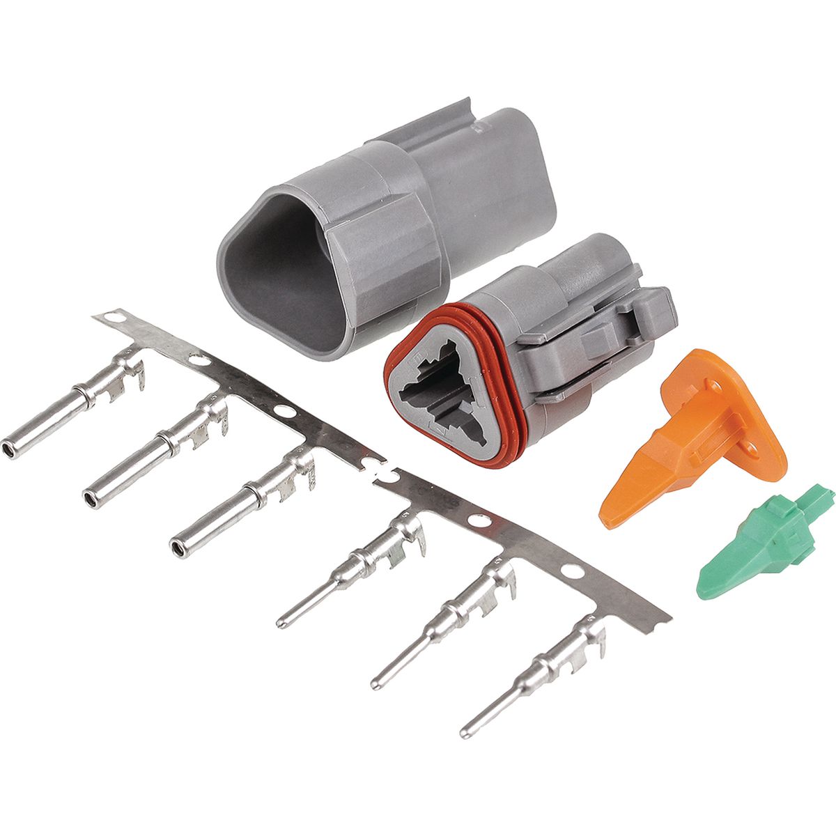Deutsch Dt 3 Way Kit X 10 With Stamped & Formed Pins ACX2911SF/10