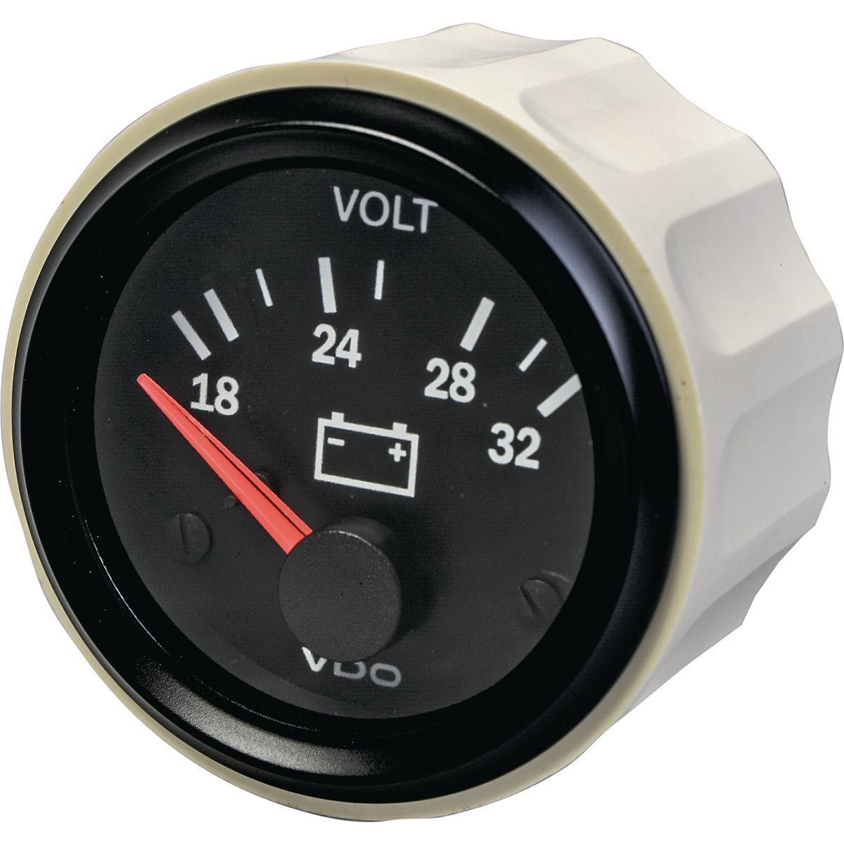 VDO Voltmeter Gauge 18-32V Range 24V 52mm Round 332020001