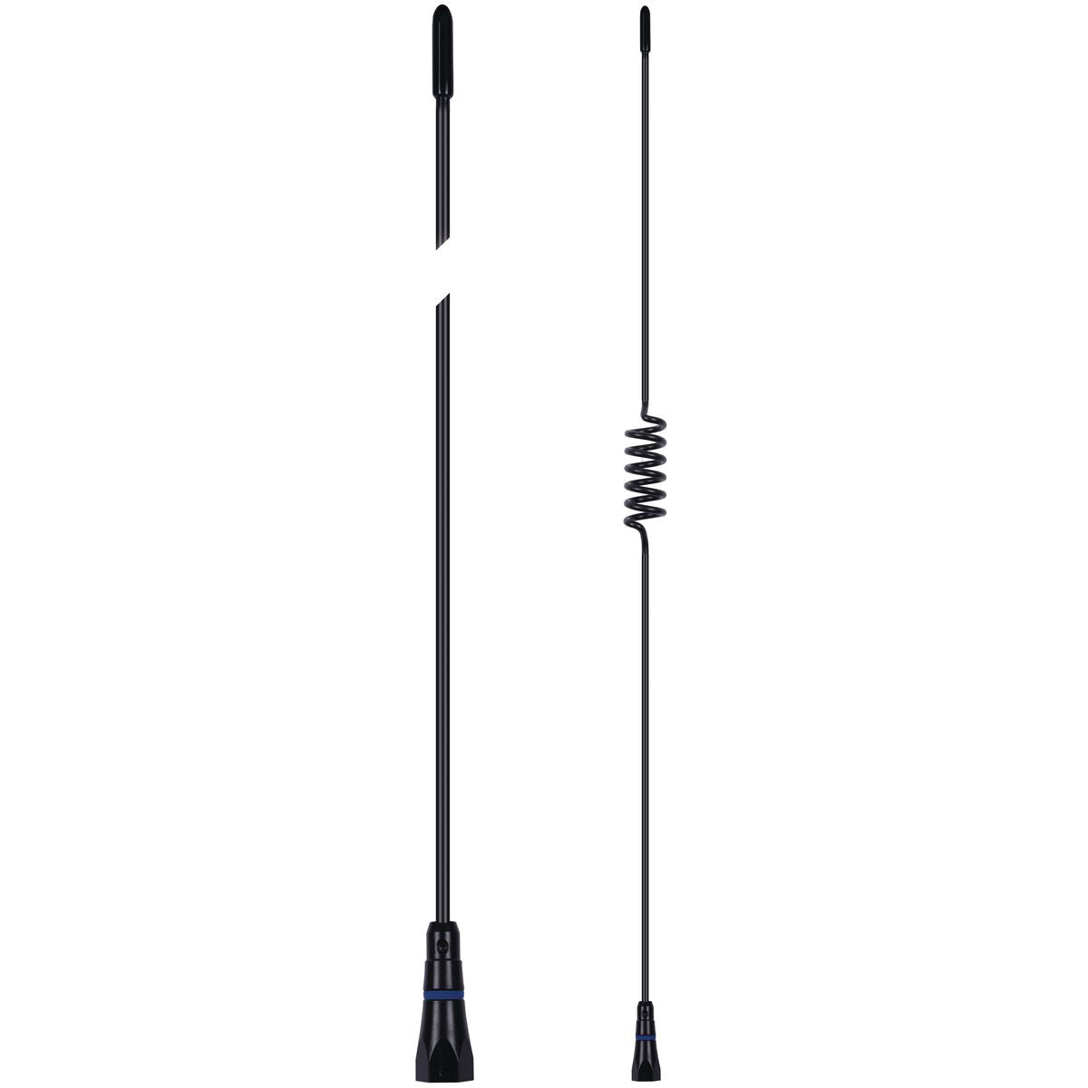 GME UHF CB Whip Antenna H/D 6.6dB 600mm Black Stainless Steel AE4008