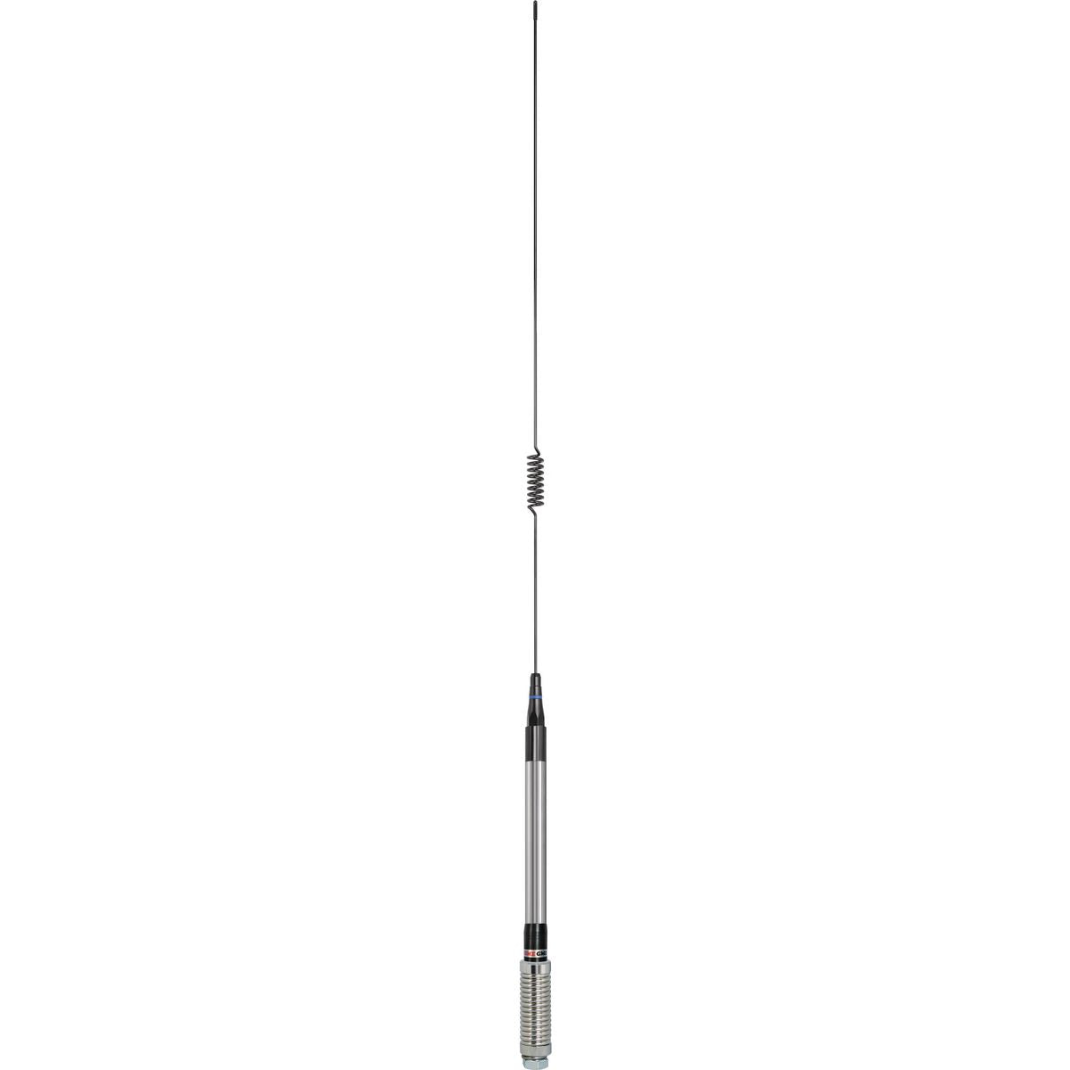 GME UHF CB Whip Antenna 6.6dB 860mm w/ Elevated Feed Base Black AE4017K2