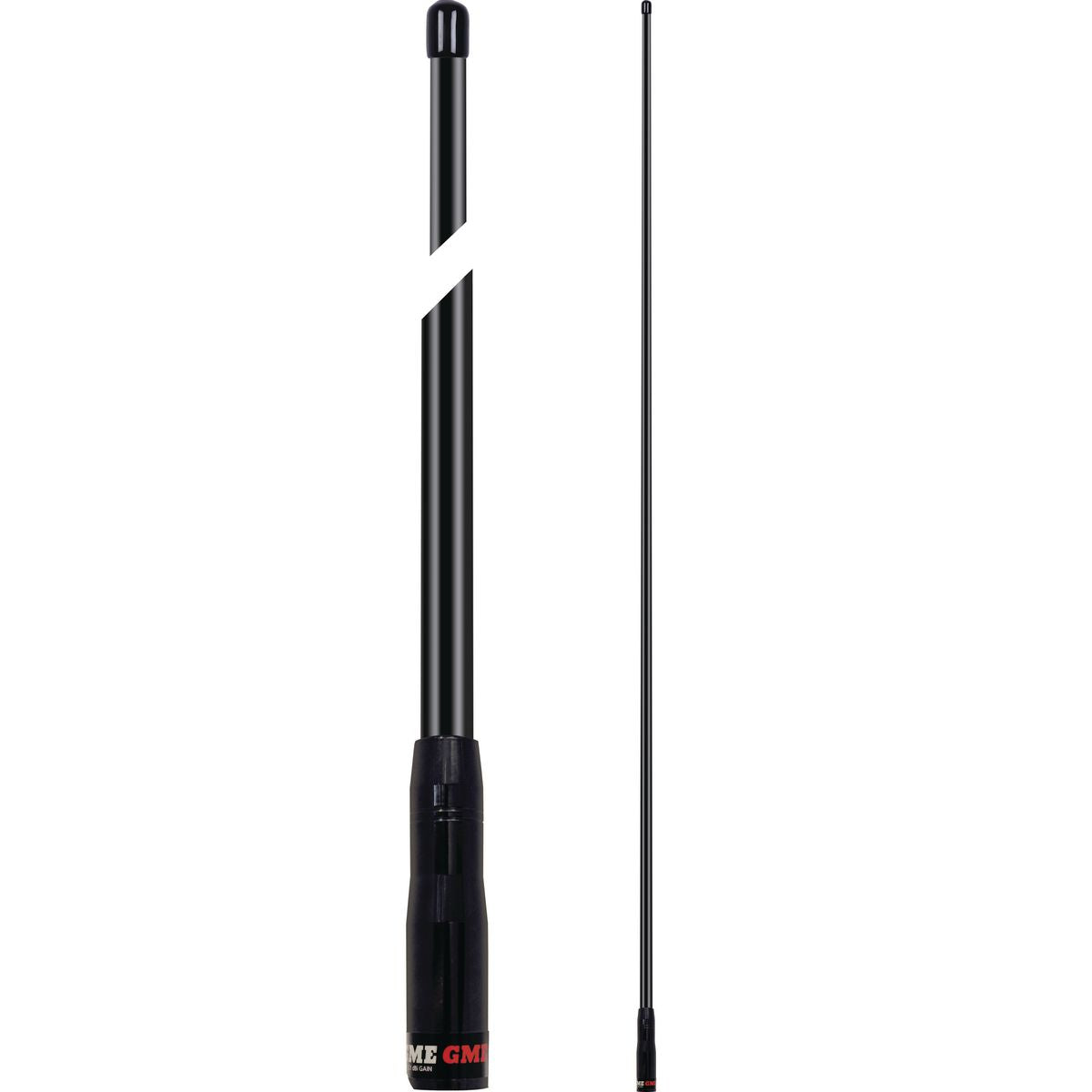 GME UHF CB Whip Antenna H/D 8.1dB 2400mm Black AW4706B