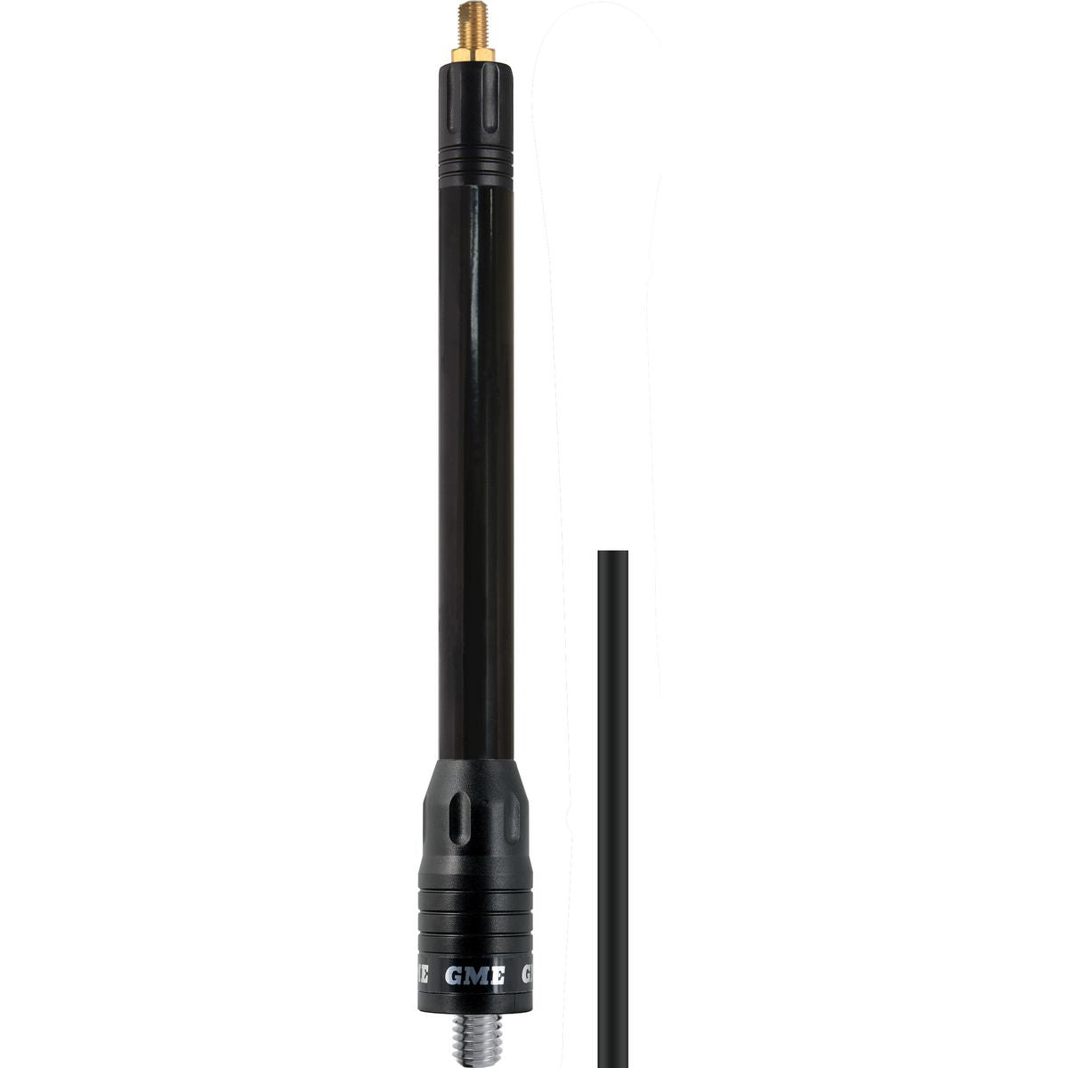 GME Antenna Base Elevated Feed Black Stainless Steel 4.5m Low Loss Coax ABL017B