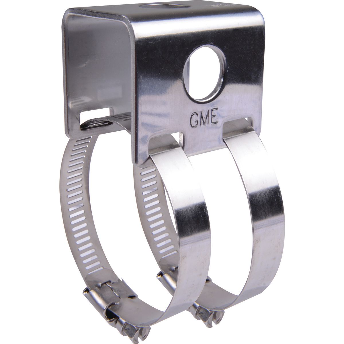 GME Antenna Mounting Bracket & Clamps Stainless Steel (Suits Bullbars up to 60mm) MB038